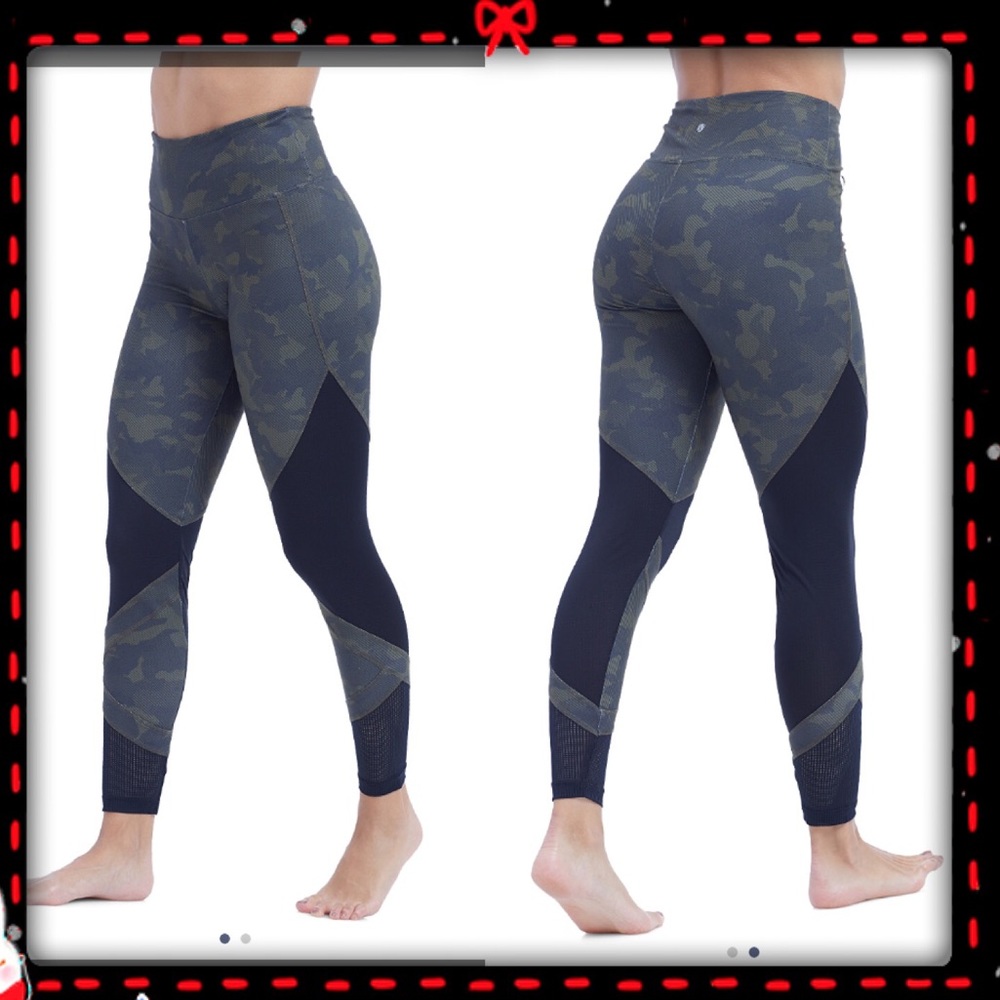 Bally Black camo fitness legging
